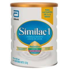 Fórmula Láctea Similac 1 Pro Sensitive Lata 1.8 Kg